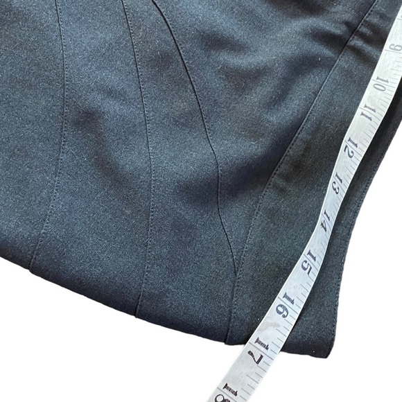 Grace Elements Dark Charcoal Pleated Skirt Women's Size 12 - Picture 11 of 13